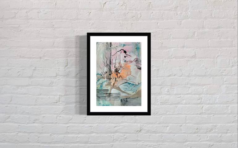 Original Abstract Expressionism Abstract Painting by Vibha Kapur