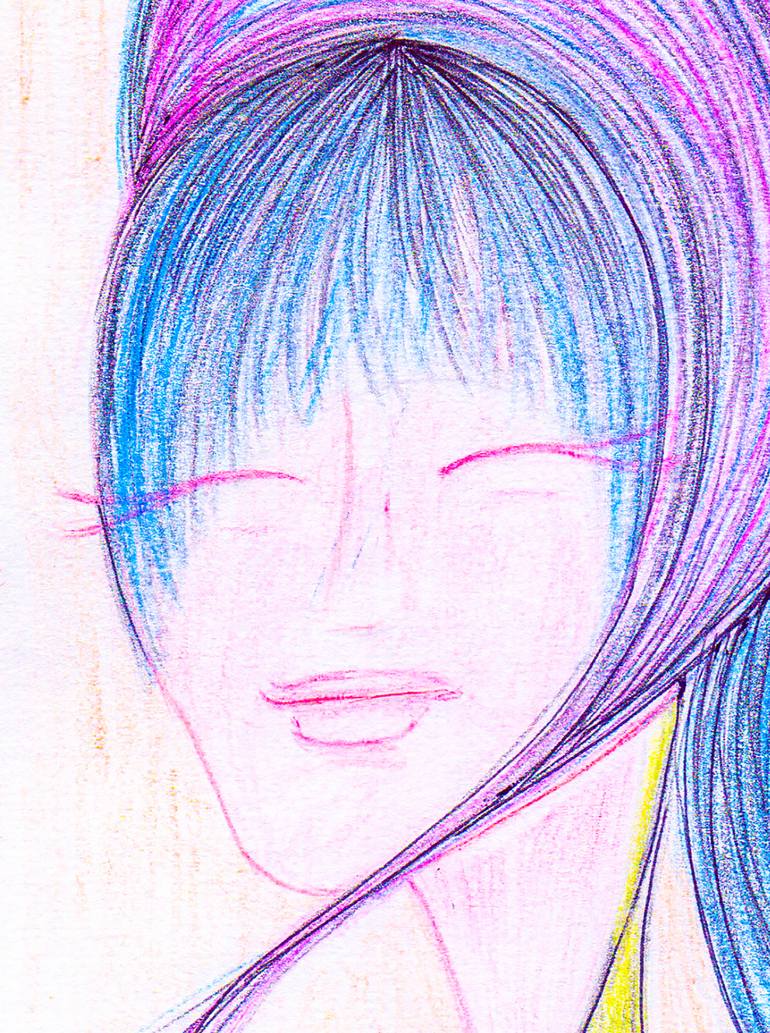 Original Illustration People Drawing by Ailette Cordova