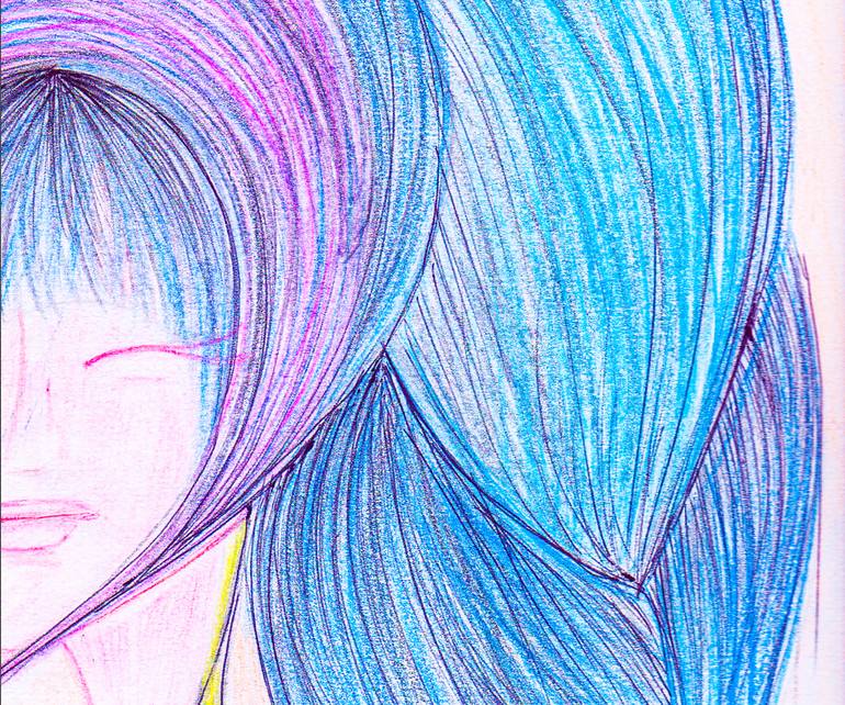 Original Illustration People Drawing by Ailette Cordova