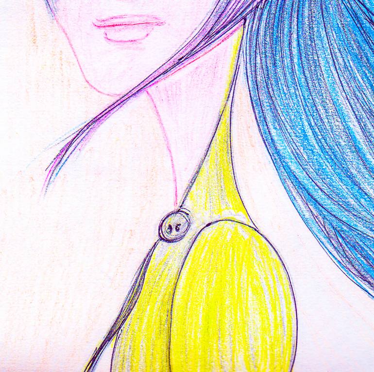 Original Illustration People Drawing by Ailette Cordova