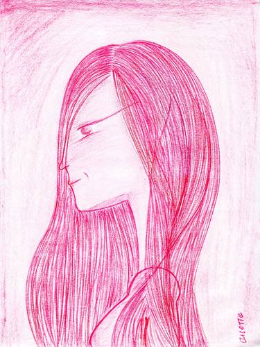 Original Illustration Portrait Drawings by Ailette Cordova