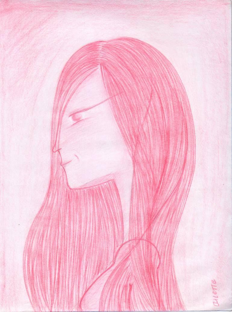 Original Illustration People Drawing by Ailette Cordova