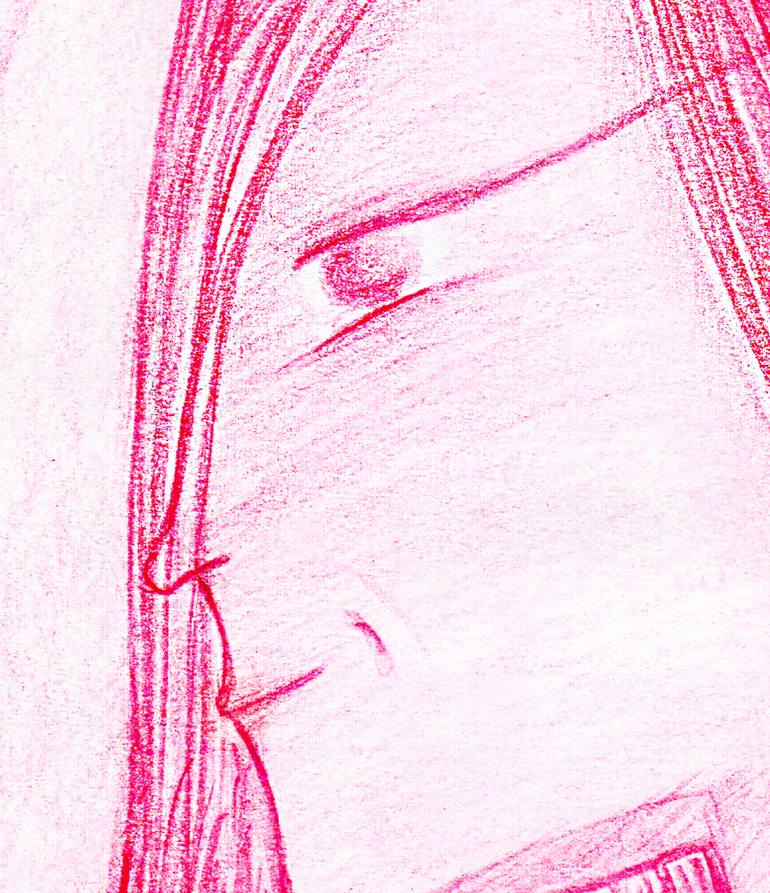 Original Illustration People Drawing by Ailette Cordova