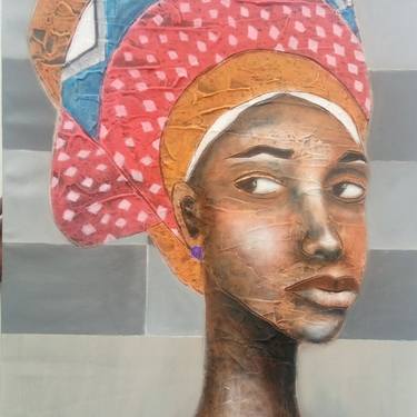 Original Fine Art Popular culture Paintings by Aiyesan Ayotunde