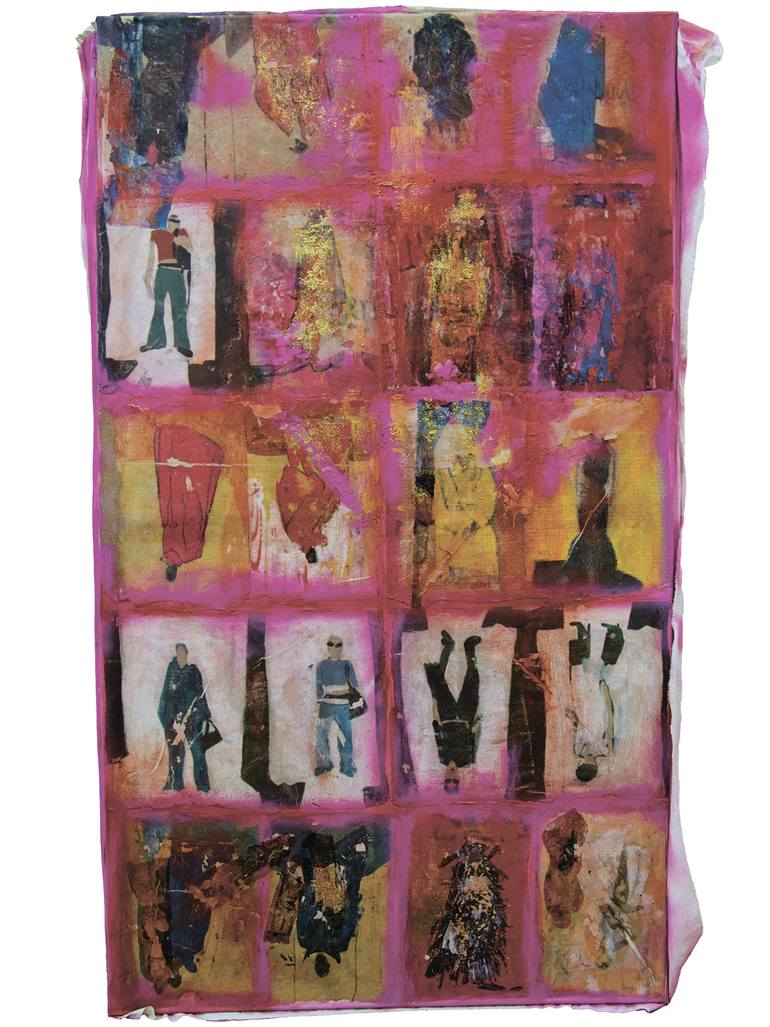 Original Abstract Expressionism Abstract Painting by Daryna Beznosenko