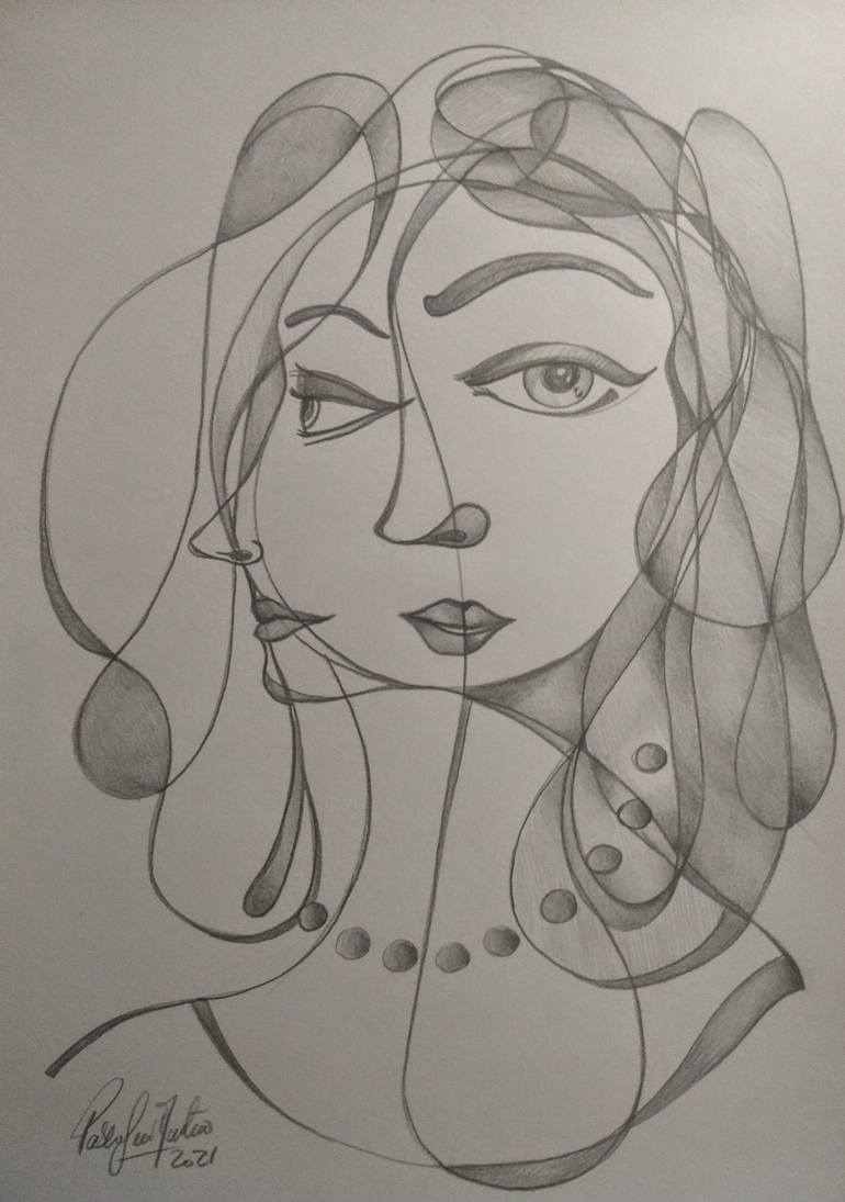 Grand Dama Drawing by Pablo Seró Mantero | Saatchi Art