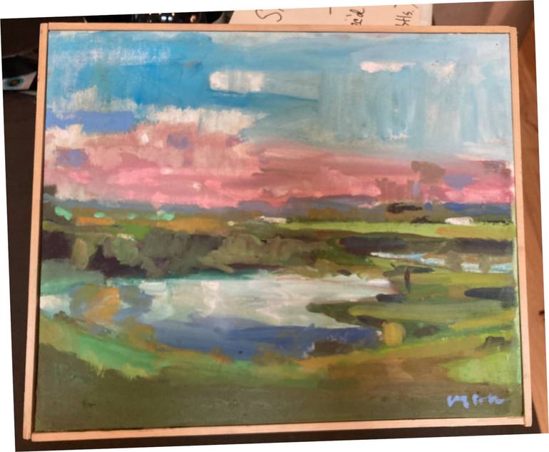 Original Impressionism Landscape Painting by Jerry Ross