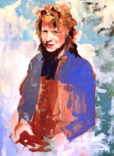 Original Abstract Portrait Paintings by Jerry Ross