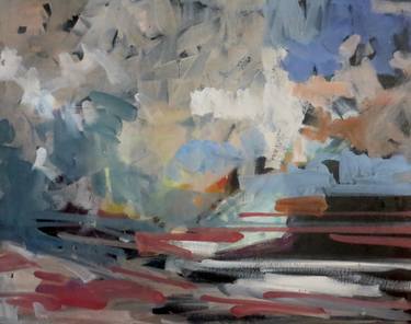 Original Abstract Landscape Paintings by Jerry Ross