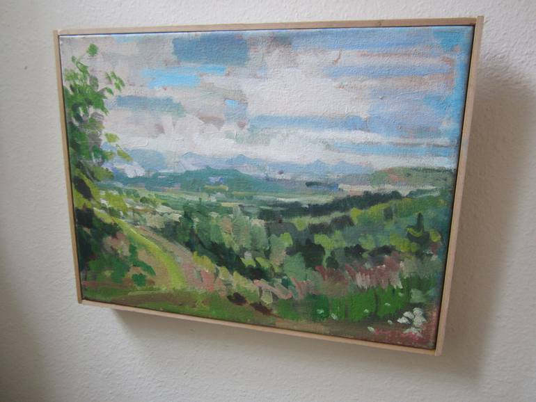 Original Abstract Landscape Painting by Jerry Ross