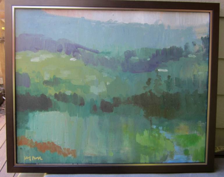 Original Fine Art Landscape Painting by Jerry Ross