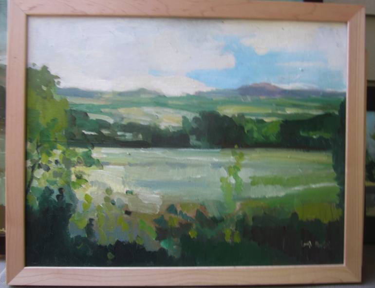 Original Impressionism Landscape Painting by Jerry Ross