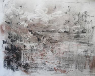 Original Abstract Expressionism Landscape Drawings by Jerry Ross