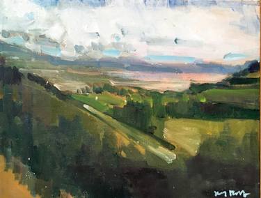 Original Modern Landscape Paintings by Jerry Ross