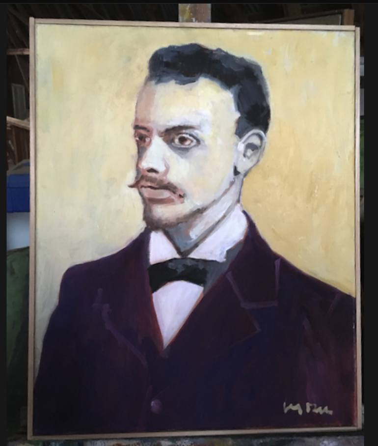 Original Portrait Painting by Jerry Ross