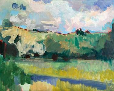 Original Impressionism Landscape Paintings by Jerry Ross