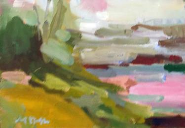 Original Impressionism Landscape Mixed Media by Jerry Ross