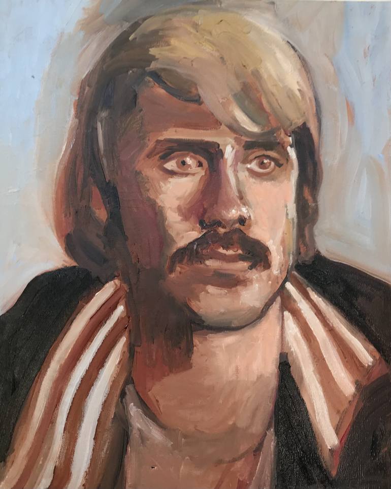 Original Fine Art Portrait Painting by Jerry Ross