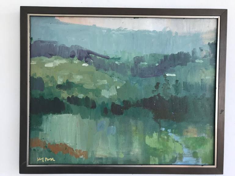 Original Modern Landscape Painting by Jerry Ross