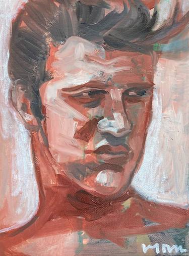 Original Expressionism Portrait Paintings by Jerry Ross