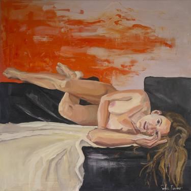 Print of Figurative Erotic Paintings by Sofia Franco