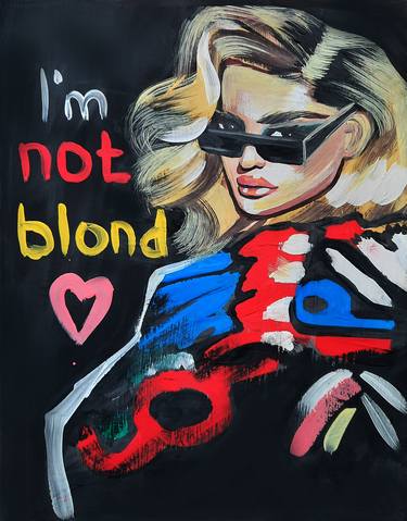Original Abstract Popular culture Painting by Ann Bekka