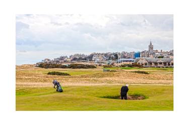 Golfing in the old course at St. Andrews - Limited Edition of 1 thumb