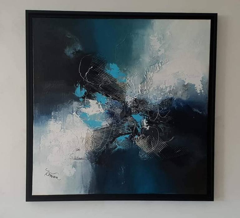Original Abstract Painting by NAT STRESSER