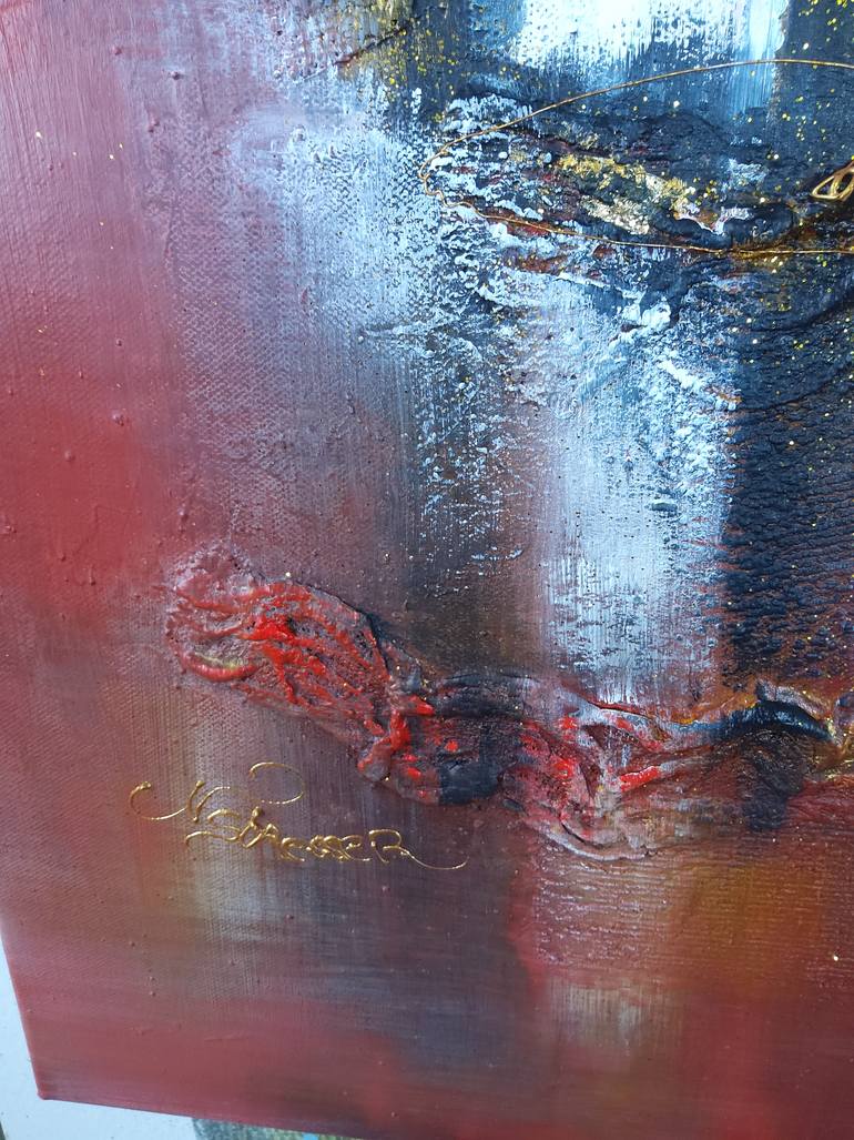 Original Abstract Boat Painting by Nat Stresser