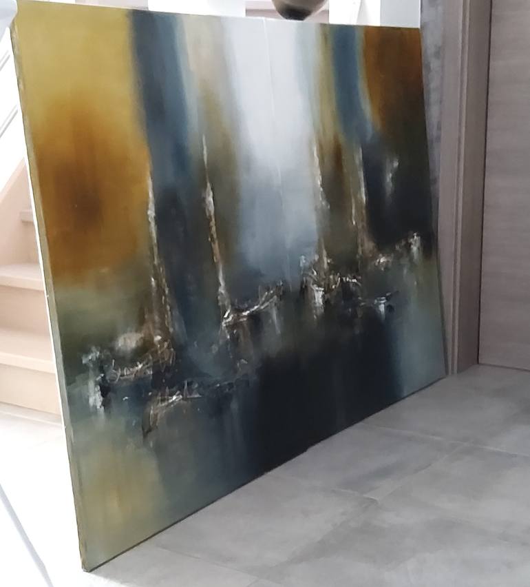 Original Abstract Landscape Painting by NAT STRESSER