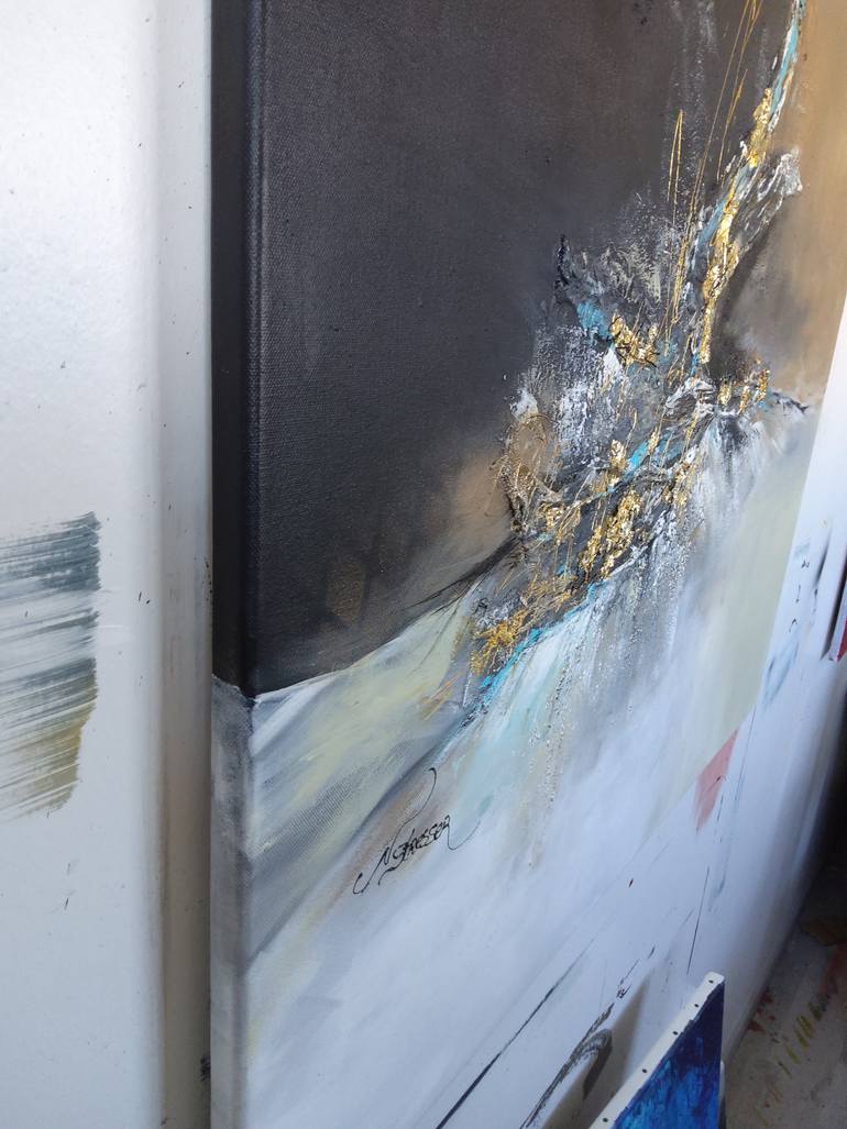 Original Abstract Nature Painting by Nat Stresser