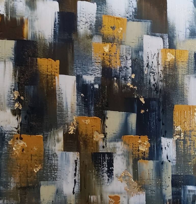 Original Abstract Painting by Nat Stresser