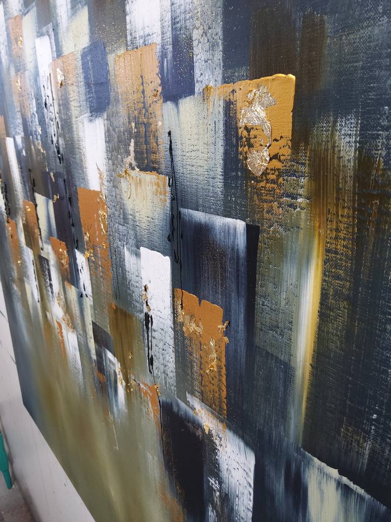 Original Abstract Painting by Nat Stresser