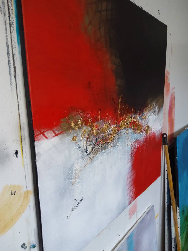 Original Abstract Painting by Nat Stresser
