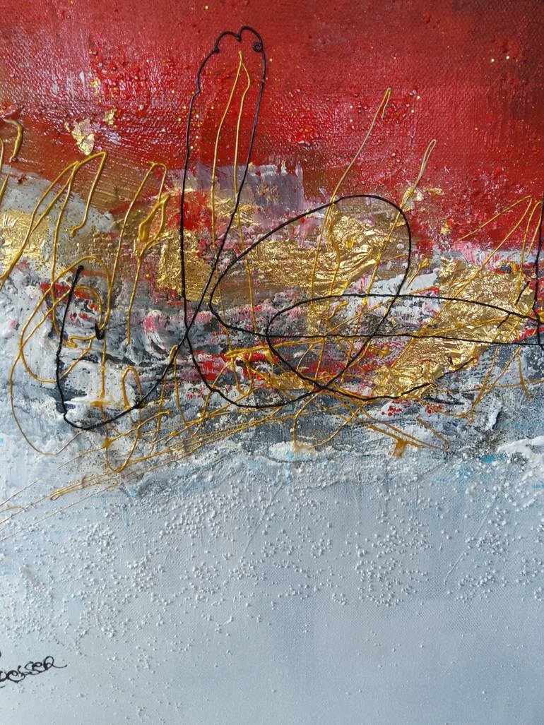 Original Abstract Painting by Nat Stresser