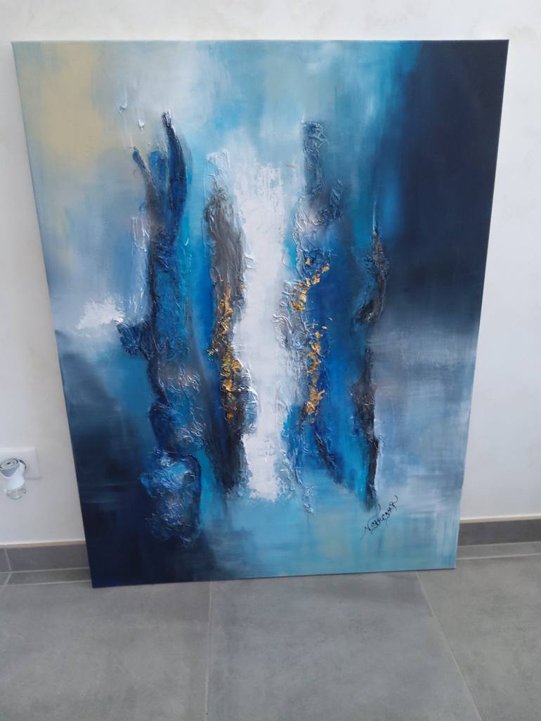 Original Abstract Painting by NAT STRESSER