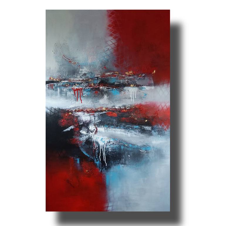 Original Abstract Landscape Painting by NAT STRESSER