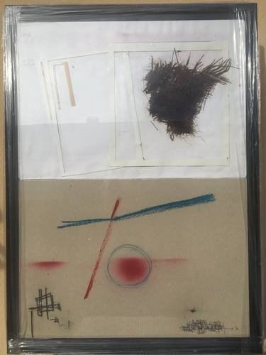 Original Expressionism Abstract Collage by Gessica Puri