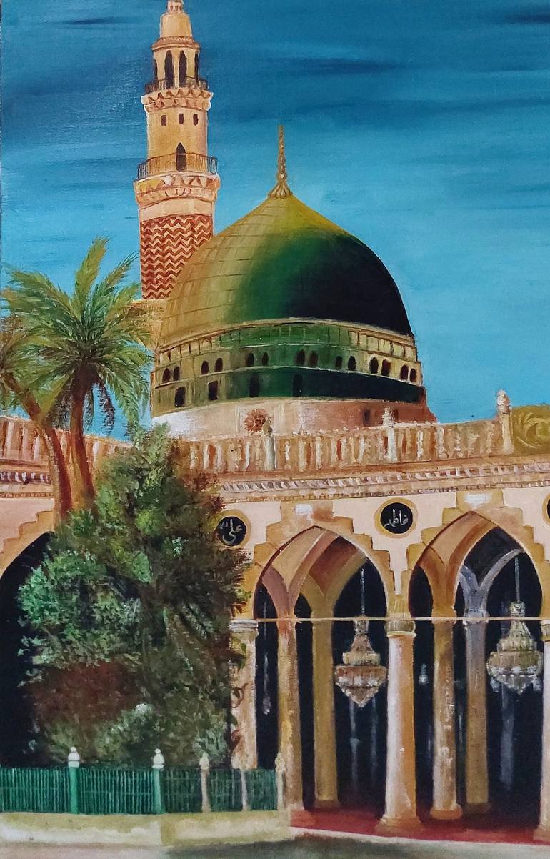 Original Fine Art Religious Painting by NAMRA KHAN