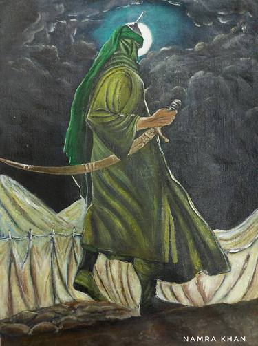 Original Religious Painting by NAMRA KHAN