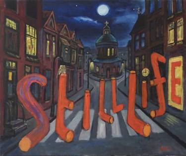 Original Surrealism Still Life Painting by Rob Van Der Schoor