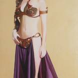 Princes Leia in her bikini by mr lynchy