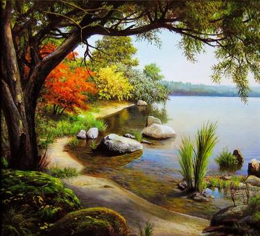 Original Realism Landscape Paintings by Vladimir Furmanyuk