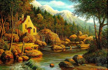 Original Landscape Paintings by Vladimir Furmanyuk