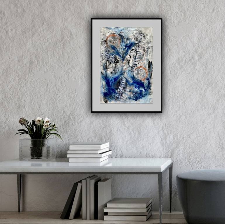 Original Abstract Expressionism Abstract Painting by Elke Assmann