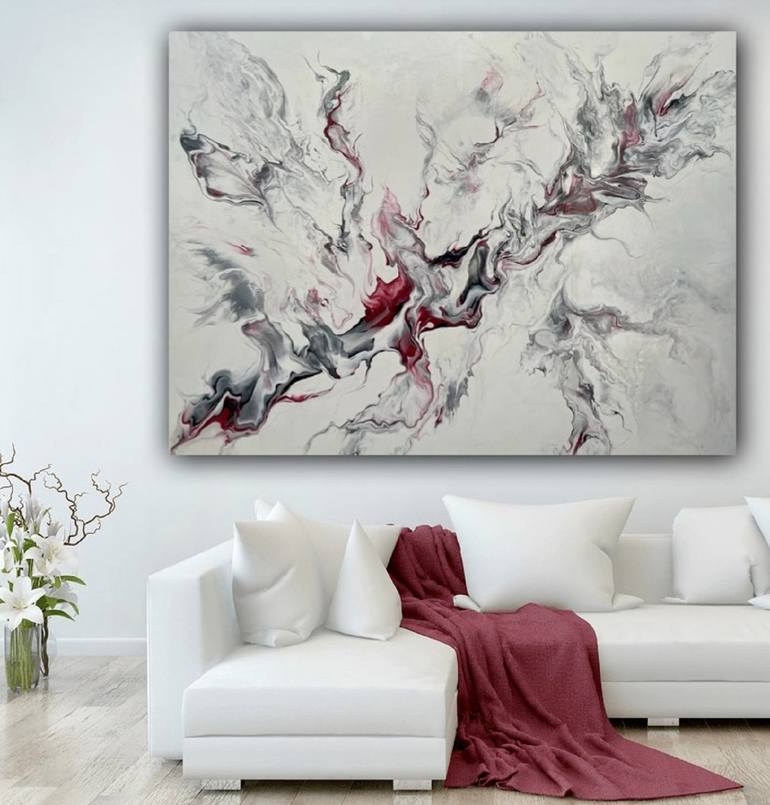 Original Modern Abstract Painting by Elke Assmann