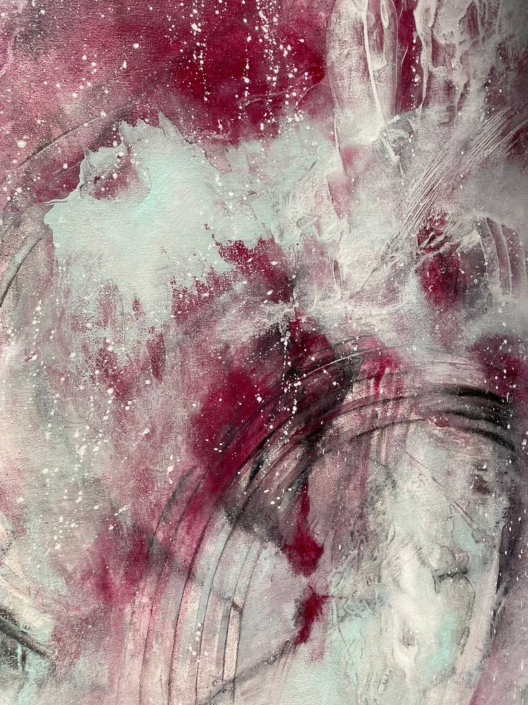 Original Abstract Expressionism Abstract Painting by Elke Assmann