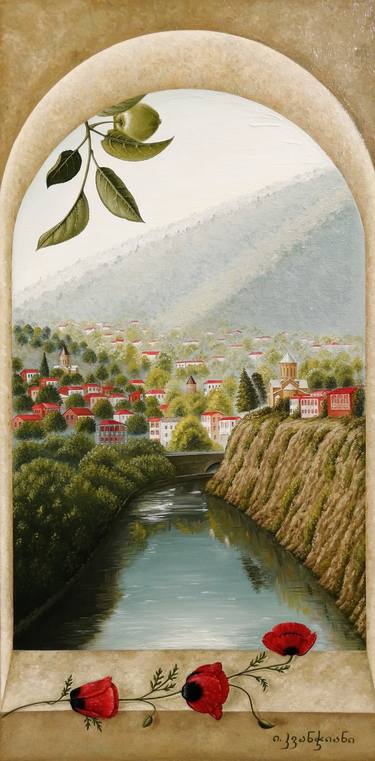 Original Landscape Painting by Irma Kvanchiani