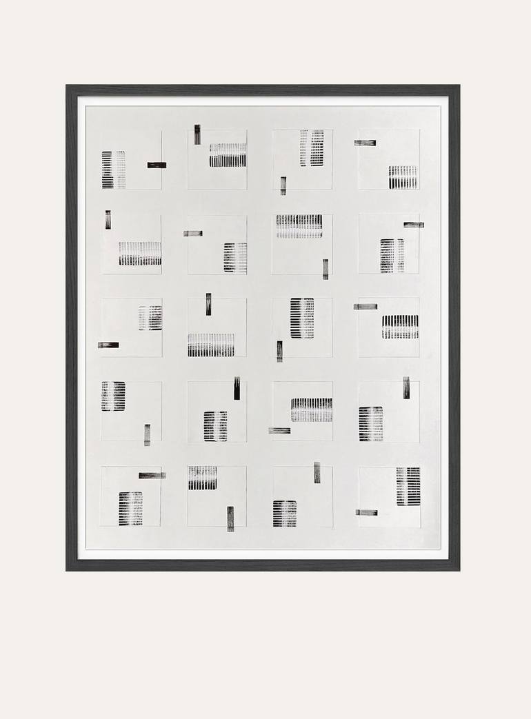 Original Abstract Geometric Collage by Noosha Golab