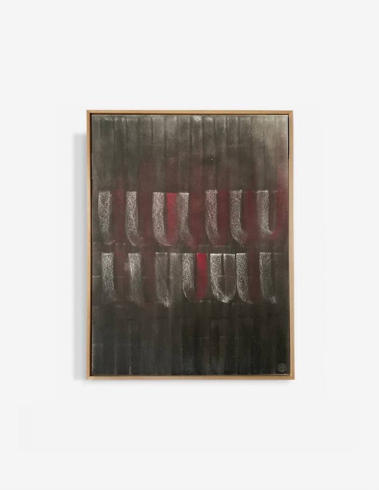 Original Geometric Abstract Drawing by Noosha Golab